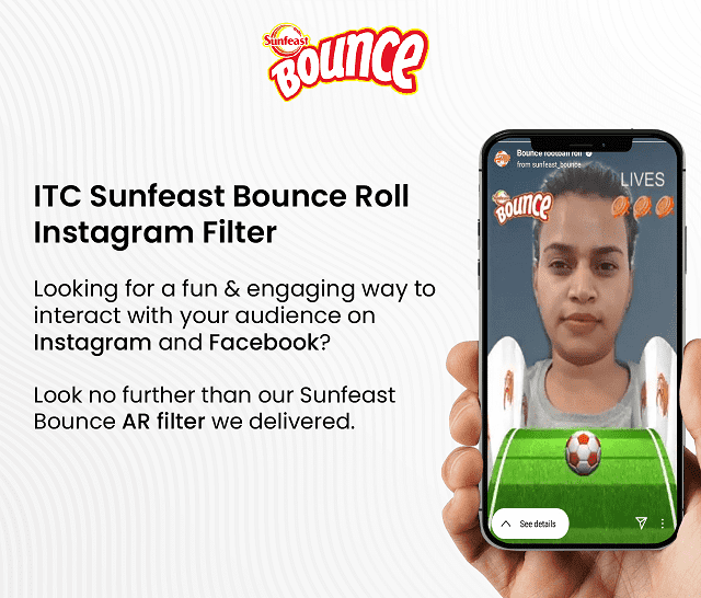 ITC Sunfeast Bounce Roll Instagram Filter