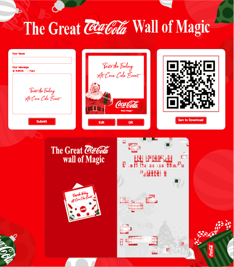 The Great Coca-Cola Wall of Magic