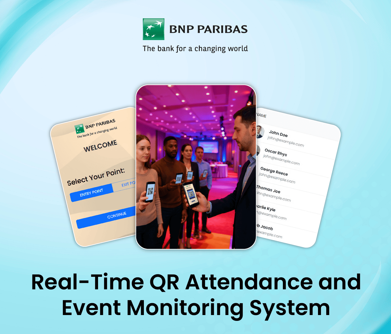 Real Time QR Attendance and Event Monitoring System