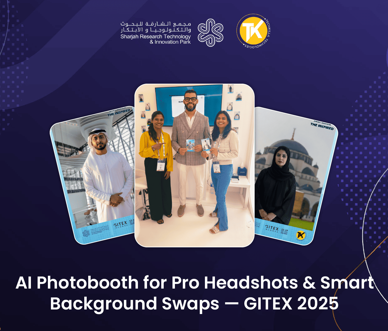 AI Photobooth for Pro Headshots & Smart Background Swaps - GITEX 2025